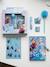 Set journal la reine des neiges avec stylo fuzzy et autocollants Bleu et violet 2 - vertbaudet enfant 