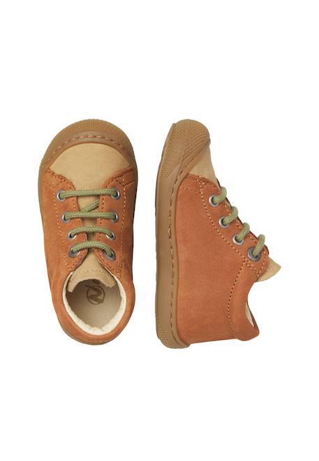 Chaussures premiers pas bébé en daim cocoon Anthracite-gris clair+Bleu-beige+Marine-vert olive+Marron-beige+Marron-sable 24 - vertbaudet enfant 
