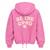 Sweat à capuche fille hoodie Rose 3 - vertbaudet enfant 