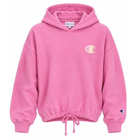 Sweat à capuche fille hoodie Rose 2 - vertbaudet enfant 