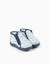Chaussons en velours avec motif espace Bleu clair 2 - vertbaudet enfant 