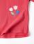 T-shirt en coton à manches longues avec imprimé fleurs Rouge 4 - vertbaudet enfant 