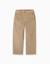 Pantalon chino à coupe droite en velours côtelé Beige 1 - vertbaudet enfant 