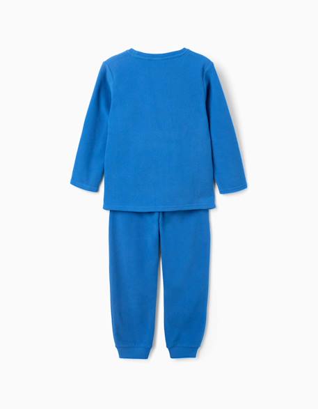 Pyjama en polaire avec broderie sonic Bleu 2 - vertbaudet enfant 