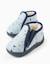 Chaussons en velours avec motif espace Bleu clair 4 - vertbaudet enfant 