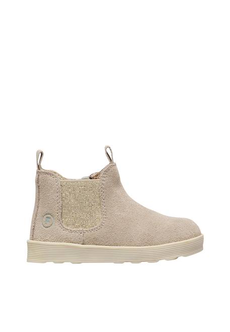 Bottines bébé en daim tarbell à zip Beige-platine+Bleu-vert+Gris foncé-bleu+Rose-blanc 1 - vertbaudet enfant 