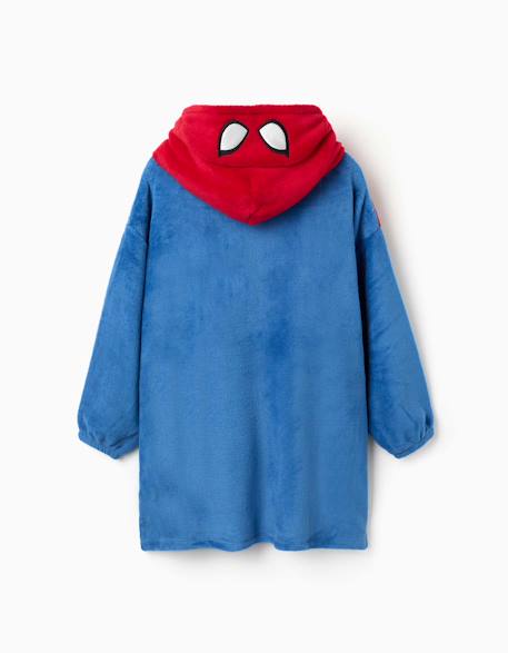 Sweat à capuche convertibible en polaire corail avec spider-man Rouge 3 - vertbaudet enfant 