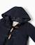 Manteau à effet laine avec poches b&s Bleu foncé 3 - vertbaudet enfant 