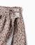Jupe-short en velours côtelé avec motif floral Beige clair 3 - vertbaudet enfant 