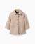 Manteau à effet laine avec doublure b&s Beige clair 1 - vertbaudet enfant 