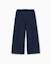 Pantalon en maille à jambe large avec détails torsadés Bleu foncé 2 - vertbaudet enfant 