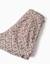 Jupe-short en velours côtelé avec motif floral Beige clair 4 - vertbaudet enfant 