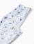 Pyjama en velours avec motif espace Jaune clair 4 - vertbaudet enfant 