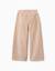 Pantalon à jambe large en velours côtelé avec taille élastique Beige clair 1 - vertbaudet enfant 