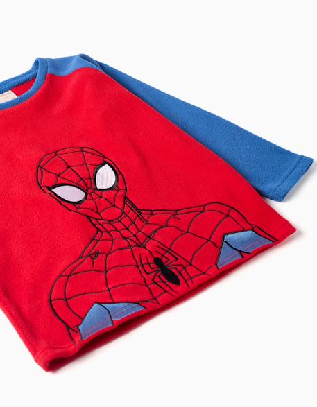 Pyjama en polaire avec broderie spider-man Rouge 3 - vertbaudet enfant 