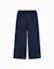 Pantalon en maille à jambe large avec détails torsadés Bleu foncé 1 - vertbaudet enfant 