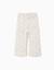 Pantalon évasé en coton peigné avec motif floral Blanc 2 - vertbaudet enfant 