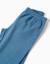 Pyjama en polaire à rayures Bleu 4 - vertbaudet enfant 