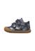 Chaussures premiers pas bébé garçon en cuir cocoon à scratch Marine-marron+Vert olive-marron 3 - vertbaudet enfant 