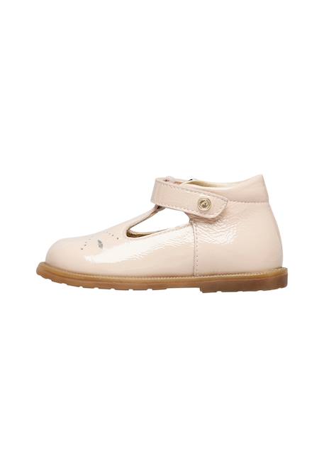 Ballerines bébé fille en vernis maluku 2 Noir ivoire+Rose 8 - vertbaudet enfant 