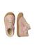 Chaussures premiers pas bébé fille en daim cocoon à zip Platine+Rose+Rose poudré-platine 14 - vertbaudet enfant 