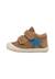 Chaussures premiers pas bébé garçon en cuir et daim kolde à scratch Bleu marine-rouge-rose+Gris-vert+Kaki-citrouille+Marron-marine 18 - vertbaudet enfant 