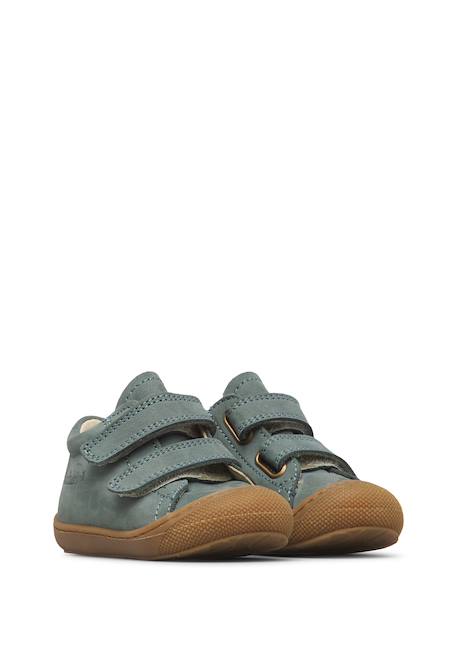 Chaussures premiers pas bébé en daim cocoon à scratch Anthracite-marron+Bleu-marron+Kaki+Marine-marron+Marron+Rose+Sauge-marron+Violet-marron 32 - vertbaudet enfant 