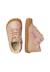 Chaussures barefoot bébé fille en daim pailleté amur à zip Rose poudré-or 4 - vertbaudet enfant 