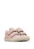 Chaussures premiers pas bébé fille en cuir et daim kolde à scratch Rose poudré-rose 2 - vertbaudet enfant 