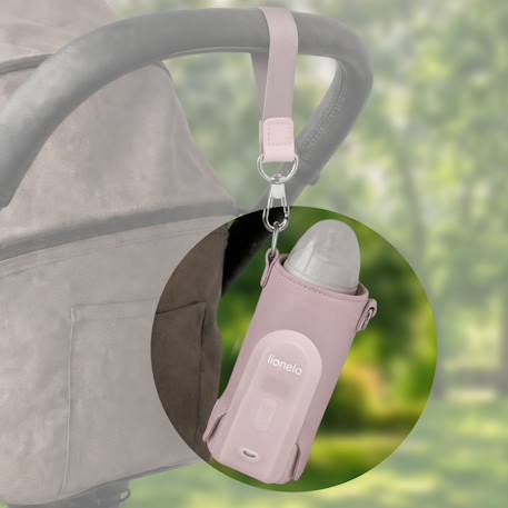 Chauffe-biberon sans fil thermup go evo avec autonomie jusqu’à 9 h pour biberons de 5 à 8 cm Black+Black gold+Coral pink+Green sage+Pink mist 26 - vertbaudet enfant 