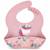 Bavoir récupérateur en silicone animaux Orange+Rose+Vert+Vert paon 7 - vertbaudet enfant 