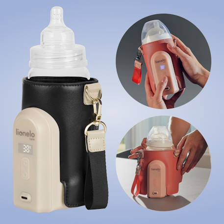 Chauffe-biberon sans fil thermup go evo avec autonomie jusqu’à 9 h pour biberons de 5 à 8 cm Black+Black gold+Coral pink+Green sage+Pink mist 11 - vertbaudet enfant 