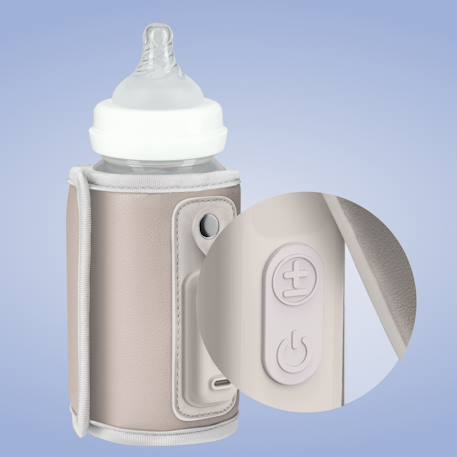 Chauffe-biberon portable thermup go usb avec maintien de la température jusqu’à 24 h, sans bpa Brown chocolate+Grey ash+Grey silver+Pink baby 8 - vertbaudet enfant 