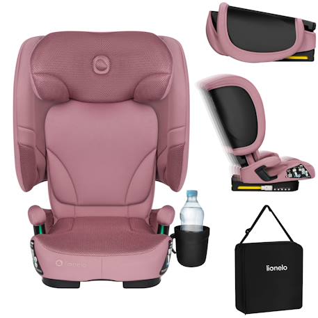 Siège auto pliable orin i-size 100-150 cm léger avec isofix Pink mauve 1 - vertbaudet enfant 