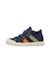 Baskets bébé en cuir et daim gazer à scratch Bleu-vert-jaune 3 - vertbaudet enfant 
