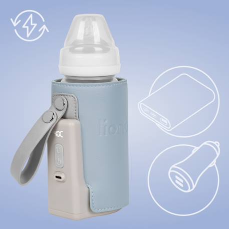 Chauffe-biberon portable thermup go plus 38-50 °c avec autonomie jusqu’à 8 h, sans bpa Beige calm+Beige sand+Blue sky+Green graphite 17 - vertbaudet enfant 
