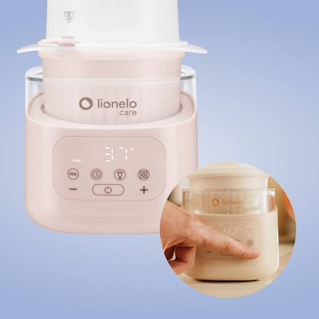 Chauffe-biberon 6en1 thermup 4.0 400 w avec stérilisation, réchauffage et décongélation Beige latte+Pink mist 5 - vertbaudet enfant 