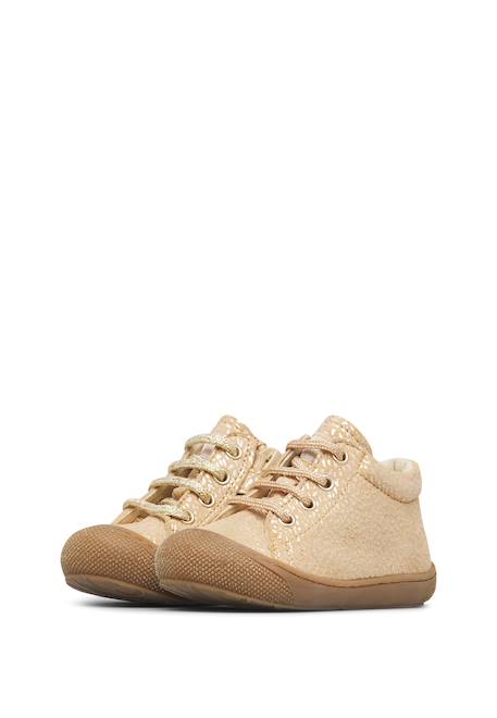 Chaussures premiers pas bébé fille en daim cocoon à zip Beige-marron 5 - vertbaudet enfant 