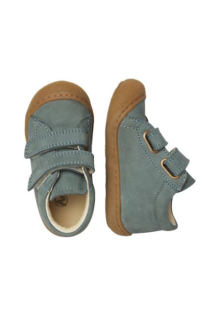 Chaussures premiers pas bébé en daim cocoon à scratch Anthracite-marron+Bleu-marron+Kaki+Marine-marron+Marron+Rose+Sauge-marron+Violet-marron 34 - vertbaudet enfant 