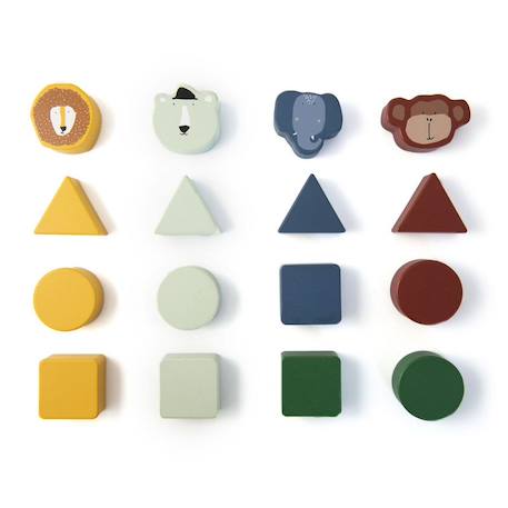 Trixie boîte à formes en bois jouet éducatif pour tout-petits et enfants Multi-coloured 2 - vertbaudet enfant 