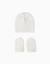 Ensemble bonnet + gants en maille Blanc 2 - vertbaudet enfant 