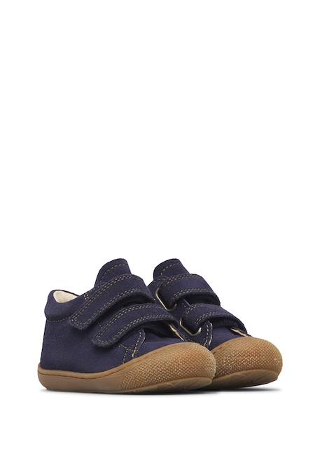 Chaussures en suède cocoon vl Bleu-blanc+Bleu-marron+Citrouille+Gris foncé+Marine+Marine-kaki+Marron+Marron foncé+Marron foncé-beige+Marron-cuivre+Rose+Rose clair+Vert olive 27 - vertbaudet enfant 