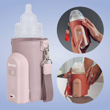 Chauffe-biberon sans fil thermup go evo avec autonomie jusqu’à 9 h pour biberons de 5 à 8 cm Black+Black gold+Coral pink+Green sage+Pink mist 29 - vertbaudet enfant 