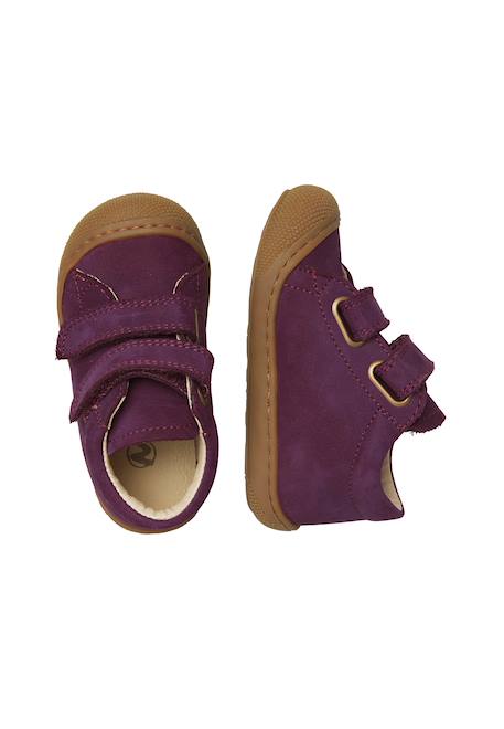 Chaussures premiers pas bébé en daim cocoon à scratch Anthracite-marron+Bleu-marron+Kaki+Marine-marron+Marron+Rose+Sauge-marron+Violet-marron 39 - vertbaudet enfant 