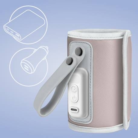 Chauffe-biberon portable thermup go usb avec maintien de la température jusqu’à 24 h, sans bpa Brown chocolate+Grey ash+Grey silver+Pink baby 23 - vertbaudet enfant 