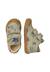 Chaussures premiers pas bébé garçon en cuir cocoon à scratch Marine-marron+Vert olive-marron 9 - vertbaudet enfant 