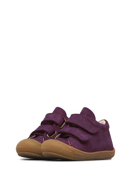Chaussures premiers pas bébé en daim cocoon à scratch Anthracite-marron+Bleu-marron+Kaki+Marine-marron+Marron+Rose+Sauge-marron+Violet-marron 40 - vertbaudet enfant 