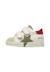 Baskets bébé en cuir et daim salazar 3 à scratch Blanc-gris-marine+Kaki-rouge 8 - vertbaudet enfant 