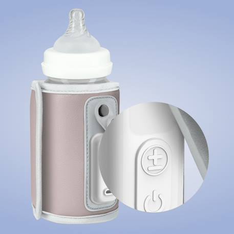 Chauffe-biberon portable thermup go usb avec maintien de la température jusqu’à 24 h, sans bpa Brown chocolate+Grey ash+Grey silver+Pink baby 20 - vertbaudet enfant 