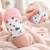 Moufle de dentition bébé sensorielle hérisson Bleu+Gris+Rose 16 - vertbaudet enfant 